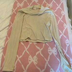 Altard state cropped long sleeve turtle neck |size S|